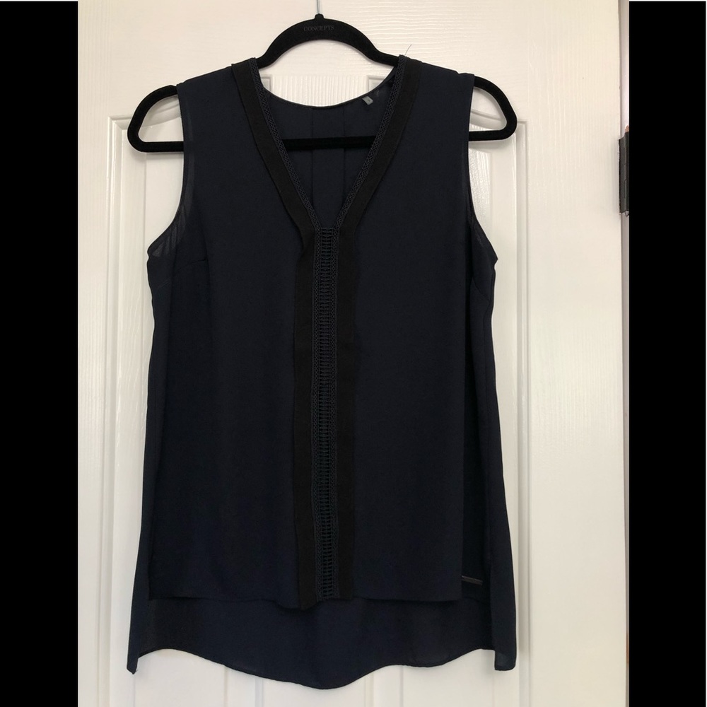 Sleeveless Tahari blouse